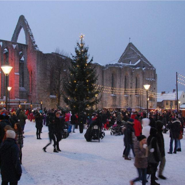 Julmarknad på Stora torget, Gotland