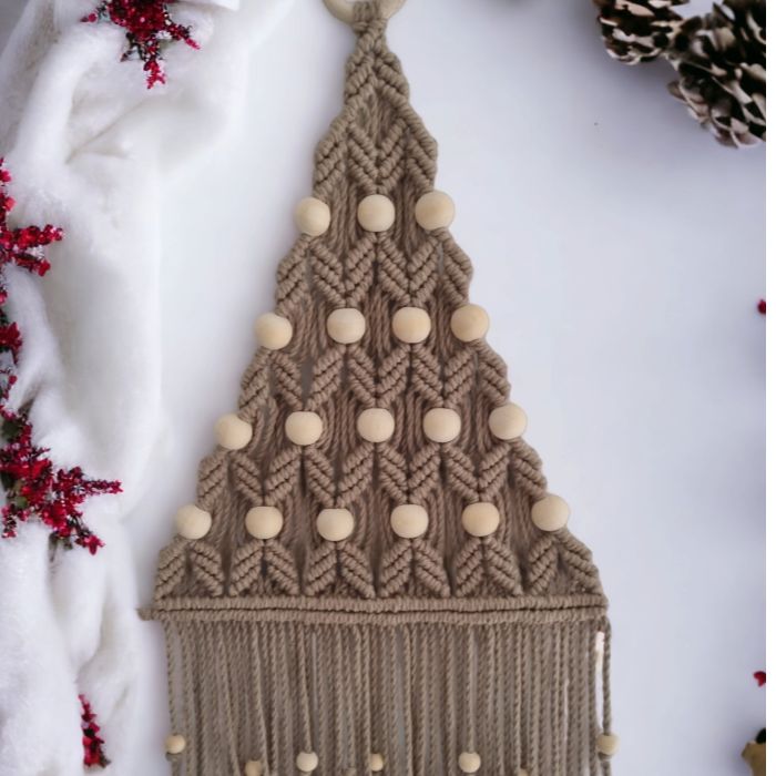 Produktbild för Julgran Macrame dekoration